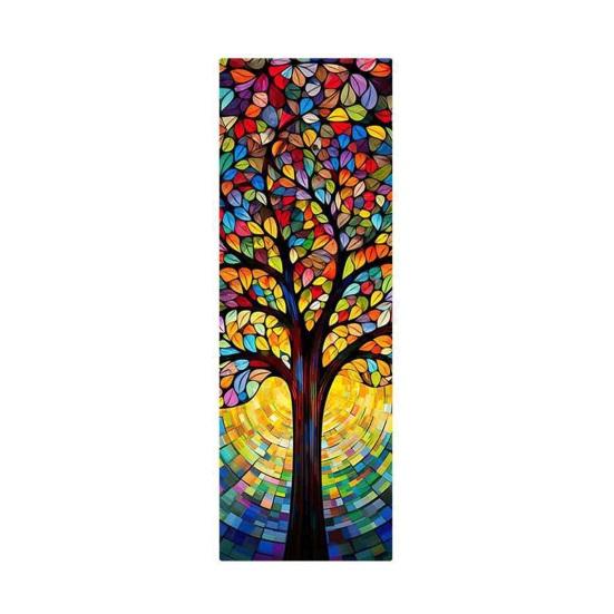 Transparent Bookmark Stained Glass Flower Bookmark Floral Acrylic Suncatcher Colorful Set Plant Book