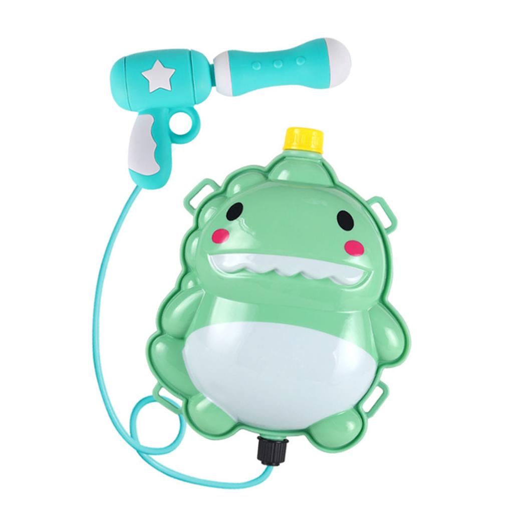 Children Backpack Water Shooting Toy Pull Out Plastic 2000ML Cartoon Backpack Water Gunfor Outdoor