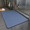 Non-Slip Bath Mat Diatomite Mats with Rubber Backing Soft Absorbent Bathroom Rug Diatomite Mud Thin Bath Mat for Hallway Shower