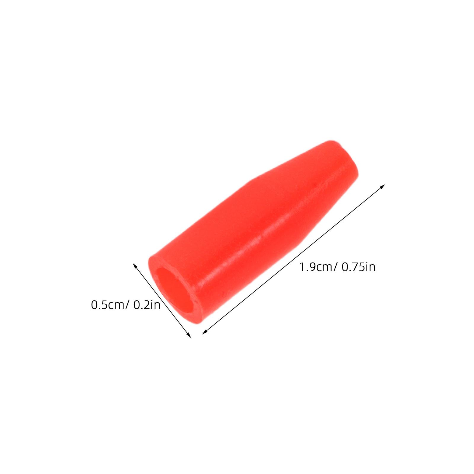 

50pcs Thermometer Probe Protective Cover Silicone Reusable Replacement For Laboratory Kitchen Outdoor Use Probe Sleeve красный