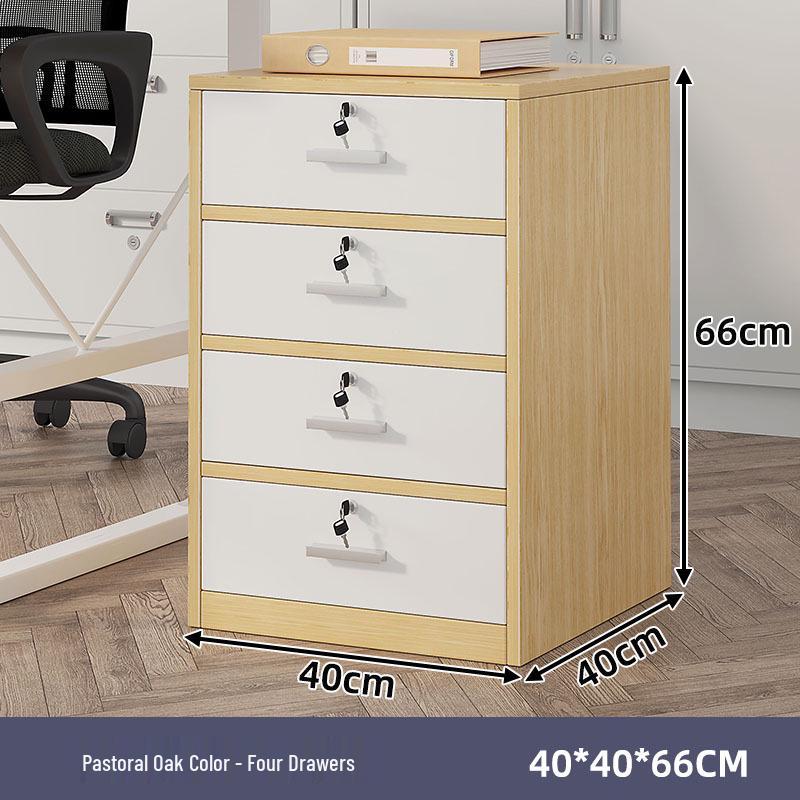 Modern Minimalist Filing & Archive Cabinet with Lock for Home & Office Storage