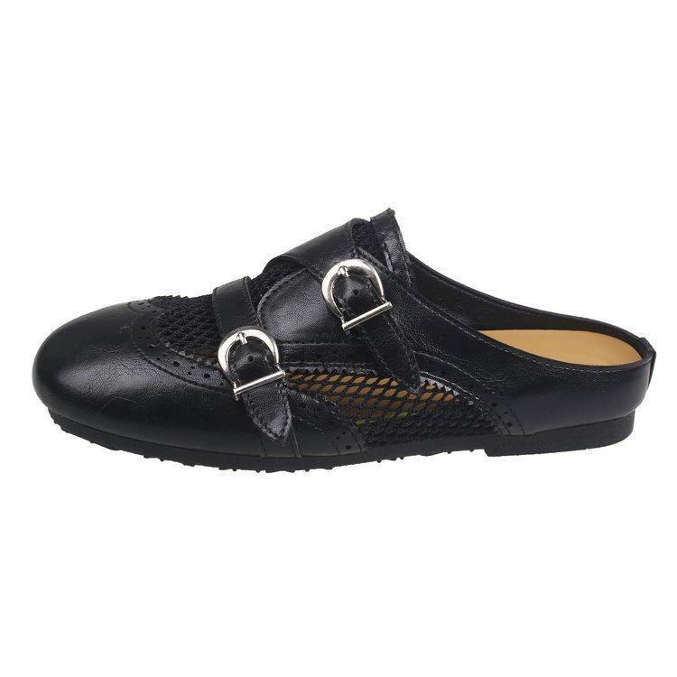 Half-slip-on Women s Shoes, Breathable Shoes, Cool Slippers 35