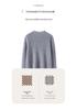 Women's Cashmere Knit Sweater: Retro Slim-Fit, Half-High Collar, Versatile Solid Color for Autumn & Winter.