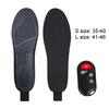 Heated Rechargeable Insoles 2000Mah Heating Insoles Remote Control Foot Warmer Insoles Shoe Inserts Washable Warm Insoles for