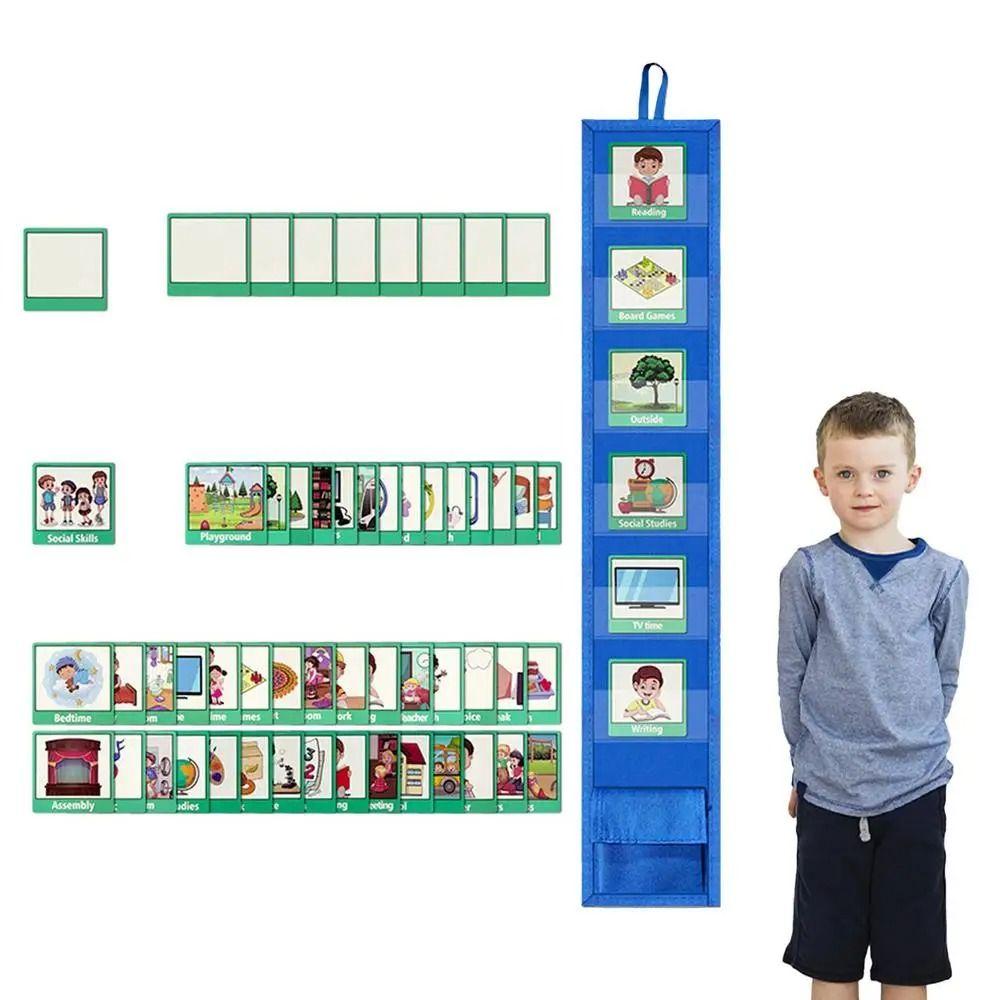 Mini Daily Behavior Schedule 9 Blank Cards Visual Schedule Chart Travel Schedule  Bedtime Routine