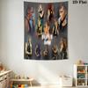 Live Aid Legendary Concert Collage Tapestry Background Cloth Fashion Print Home Decor Wall Covering Decoration Wall Decoration