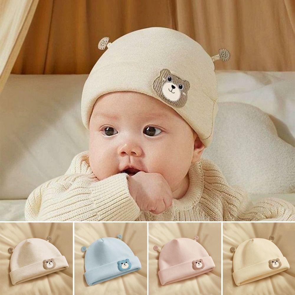 Plush Baby Warm Hats Winter Warm Newborn Pullover Hat New Beanie Outdoor