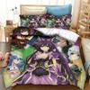 Anime Date A Live Bedding Set 3D Printed Suitable for Bedroom Duvet Cover Set With Pillowcases Kids Home Textile