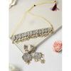 Traditional Kundan & Pearls Necklace Set For Women