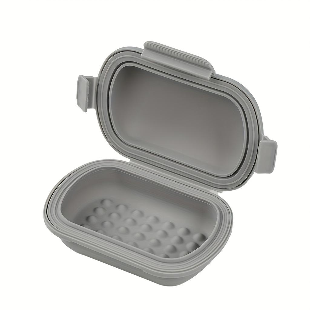 1-2pcs Travel Soap Box Material Leak-Proof Design for Bathroom & Outdoor Use