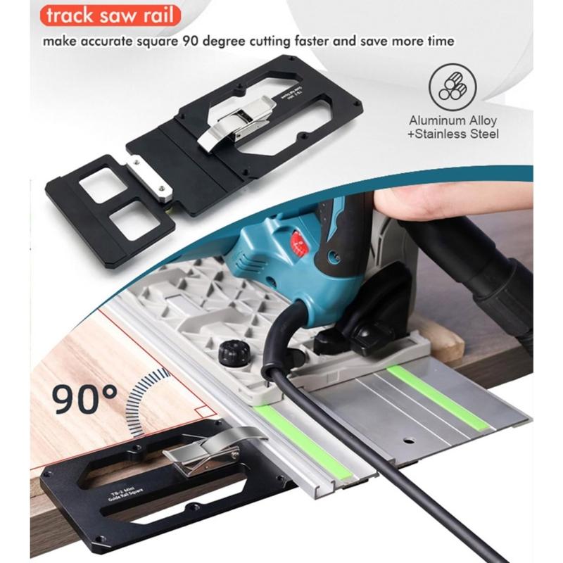 Heavy Duty Antislip High Accuracy Aluminum Alloy Circular Cutter Track with Universal Tool Compatibility and Safety Lock