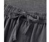 Men's Lightweight Cotton Linen Straight-Leg Sports Pants - Summer Versatile Style for Teens and Adults