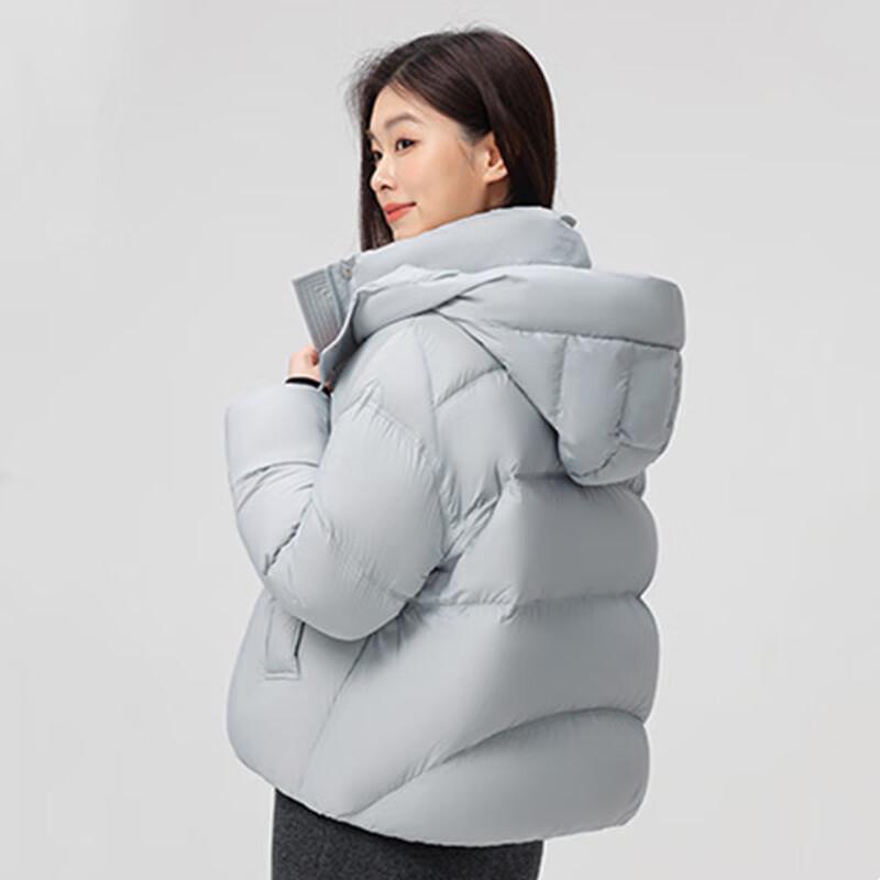 SNOWFLYING Women's Short Puffer Down Jacket