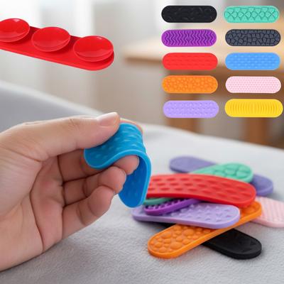 Silicone Sensory Toys Suction Cup Toys Children's Sensory Stones Textured Fidget Toys for Stress Relief Unisex - Holiday Gifts