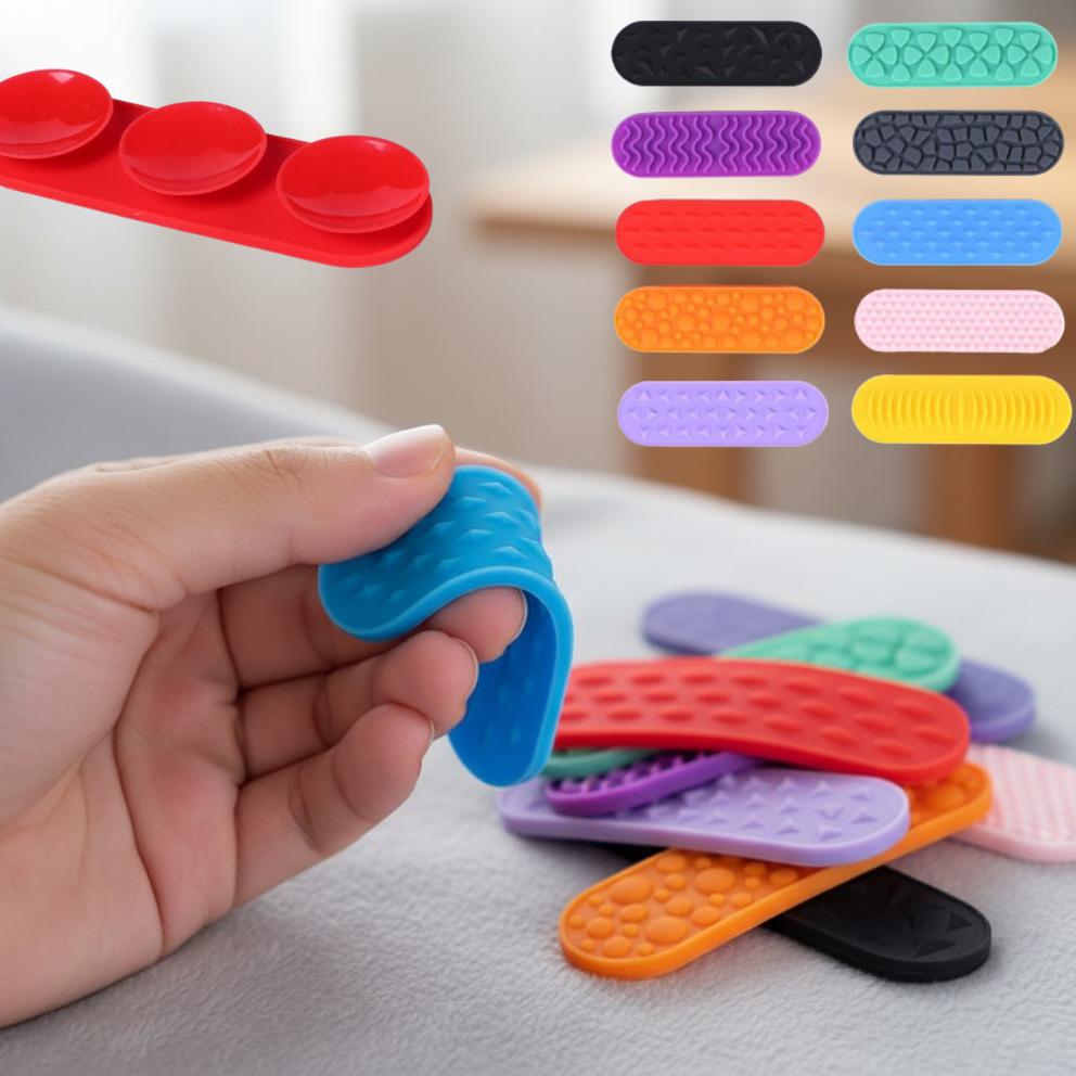 Silikonowe Zabawki Sensoryczne Zabawki na Przyssawki Dziecięce Kamienie Sensoryczne Teksturowane Zabawki Fidget do Redukcji Stresu Unisex - Prezenty Świąteczne