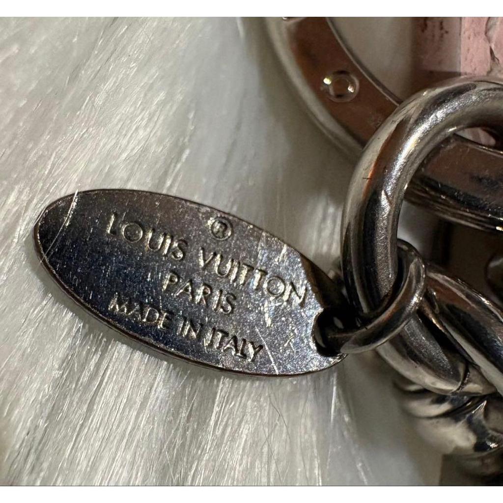 Used LOUIS VUITTON Keychain Tassel Pink M64511
