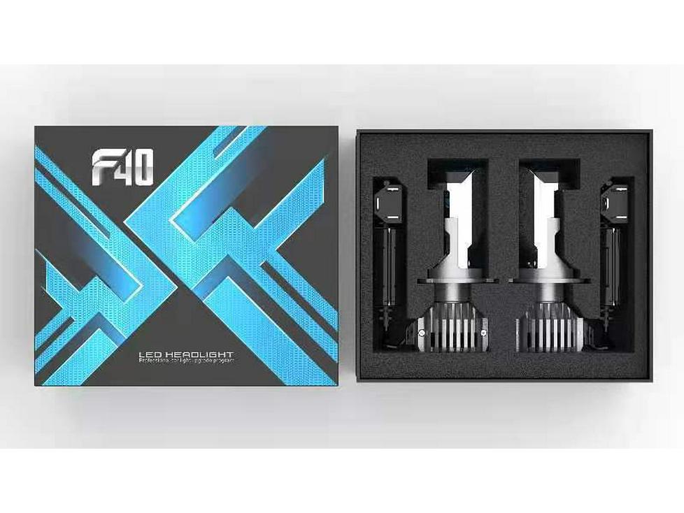 High-Power F40 H4 All-in-One Lens: High/Low Beam for Car & Motorcycle Modifications