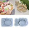 Quicksand Resin Casting Molds,Resin Art Shaker Mold,Crystal Silicone Hollow Mold Epoxy Pendant Mold Cute Keychain Mold