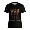 Men's Got Me Graphic Print T-shirt, Short Sleeve Crew Neck Tee, Men's Clothing For Summer Outdoor