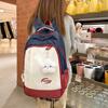 New high-value schoolbag ins niche casual large-capacity backpack, Korean version backpack for junior and high school students