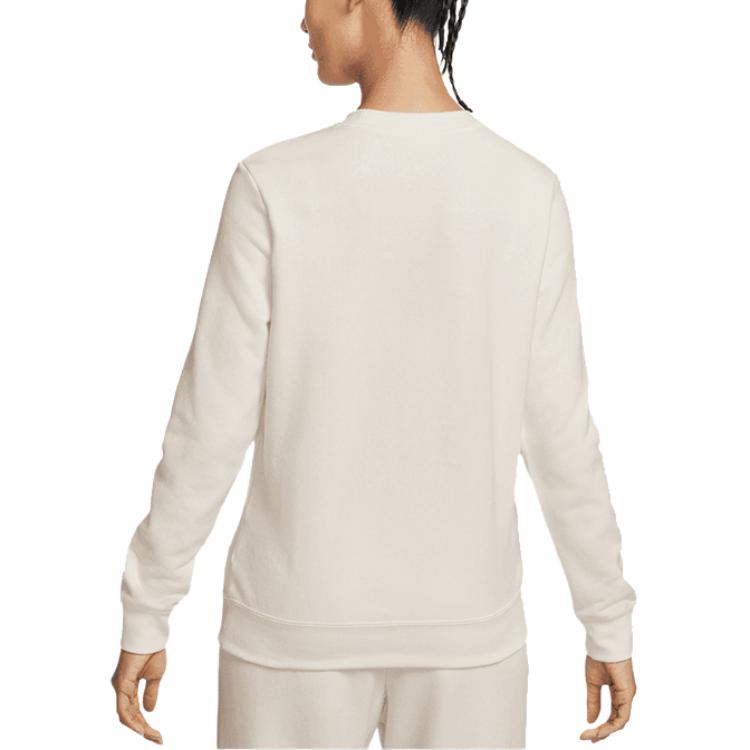 Nike Sweatshirts Women's Ecru Crew Neck Moderate Regular IQ3827-133