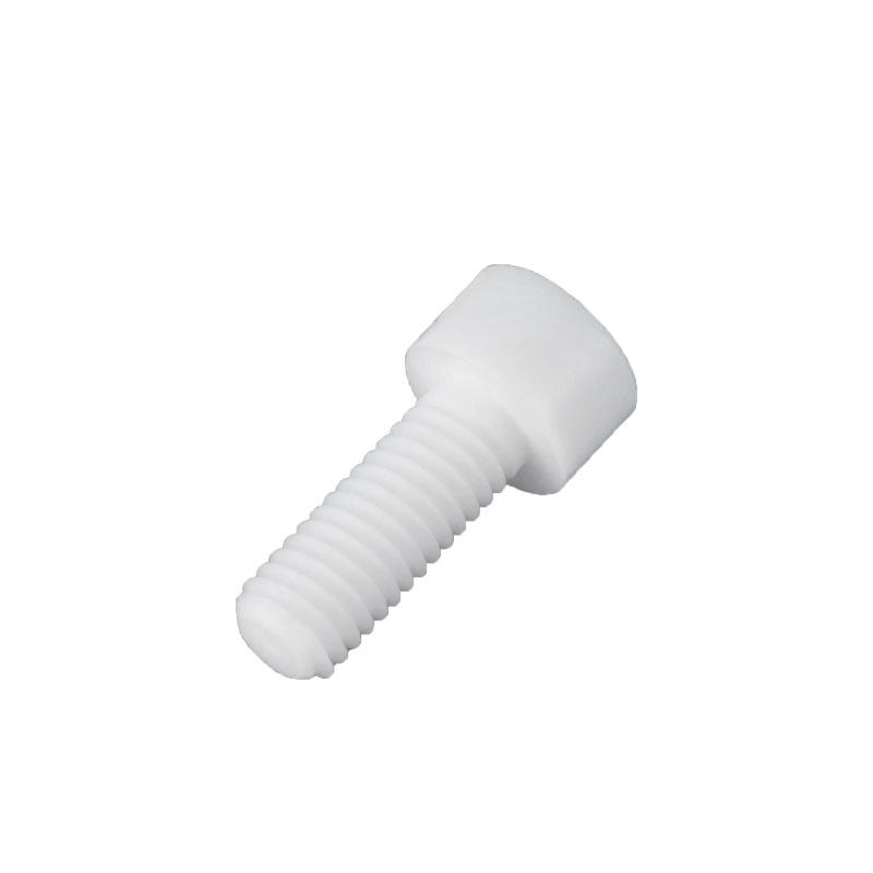 PTFE Teflon Säure- & Alkalibeständiger Sechskant-Zylinderkopf-Isolierschraubenbolzen M5/M6