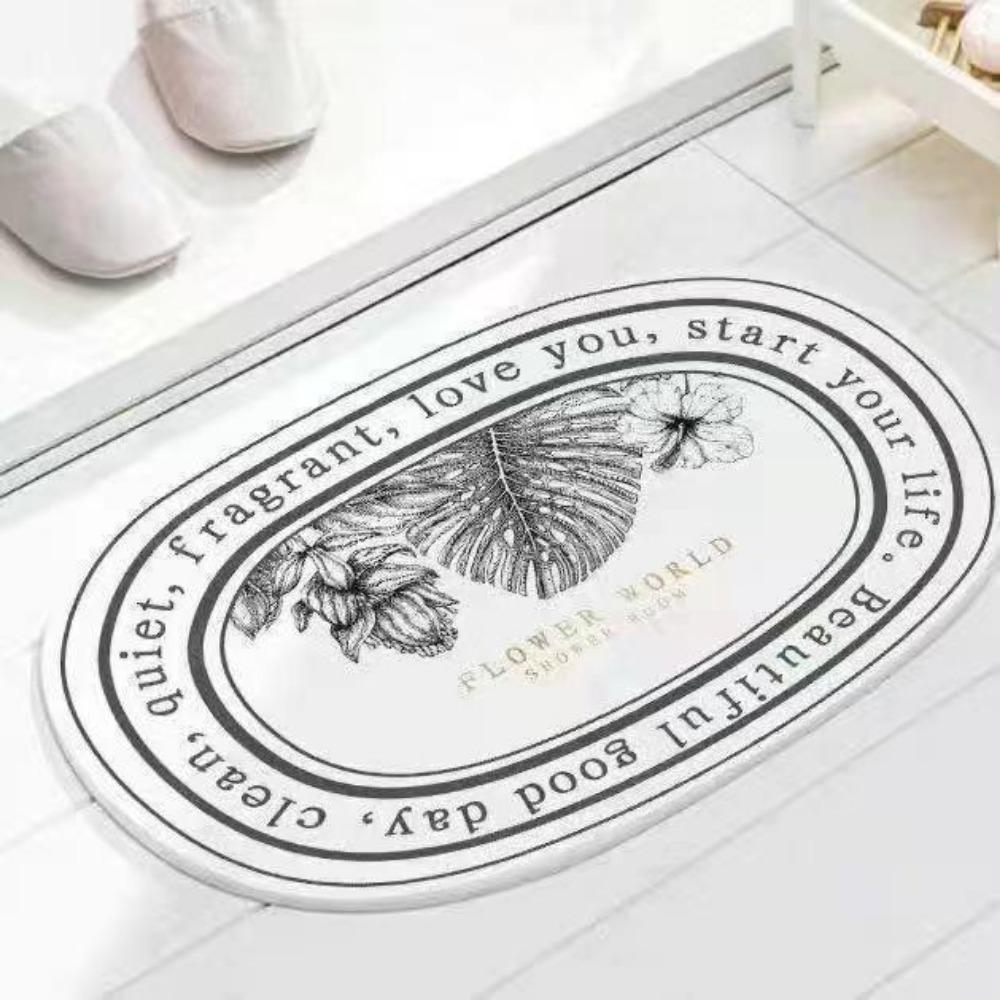 Bathroom Slip-resistant Mat Floor Mat Entry Bathroom Door Moisture-wicking Mat Home Bedroom Carpet Bathroom Slip-resistant Mat