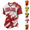 Men's and Boys' Printed Soccer Fan Support T-Shirt for Day and Casual Wear