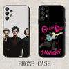 G-Green Day Kapela Pouzdro na telefon Pro Samsung S25,S24,S21,S22,S23,S30,Ultra,S20,Plus,Fe,Lite,Note,10,9,5G Černý kryt