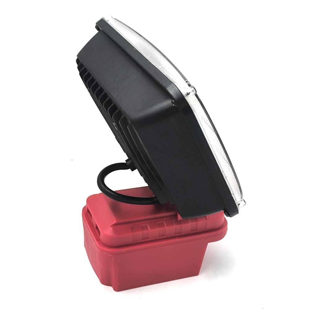 1/1/8 inch Cordless LED Flood Work Light for Milwaukee M18 Li-ion Battery  Double USB 1 Mode Camping Emergency Light