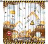 Monster Truck Curtains Boys Cartoon Red Blue Car Game Cool Racing Window Kids Bedroom Living Room Playroom Curtain For Sitting Made Of Polyester