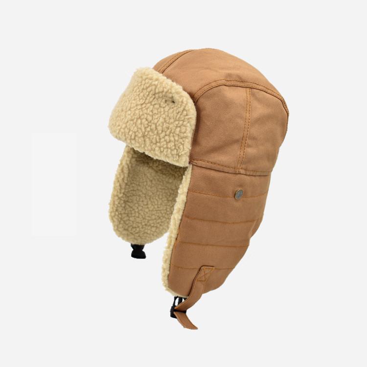 

Шапка Thunderclap для мужчин и женщин, зимняя, для защиты ушей, хлопковая, теплая, для езды на велосипеде, пилота, байкера One Size темно-коричневого