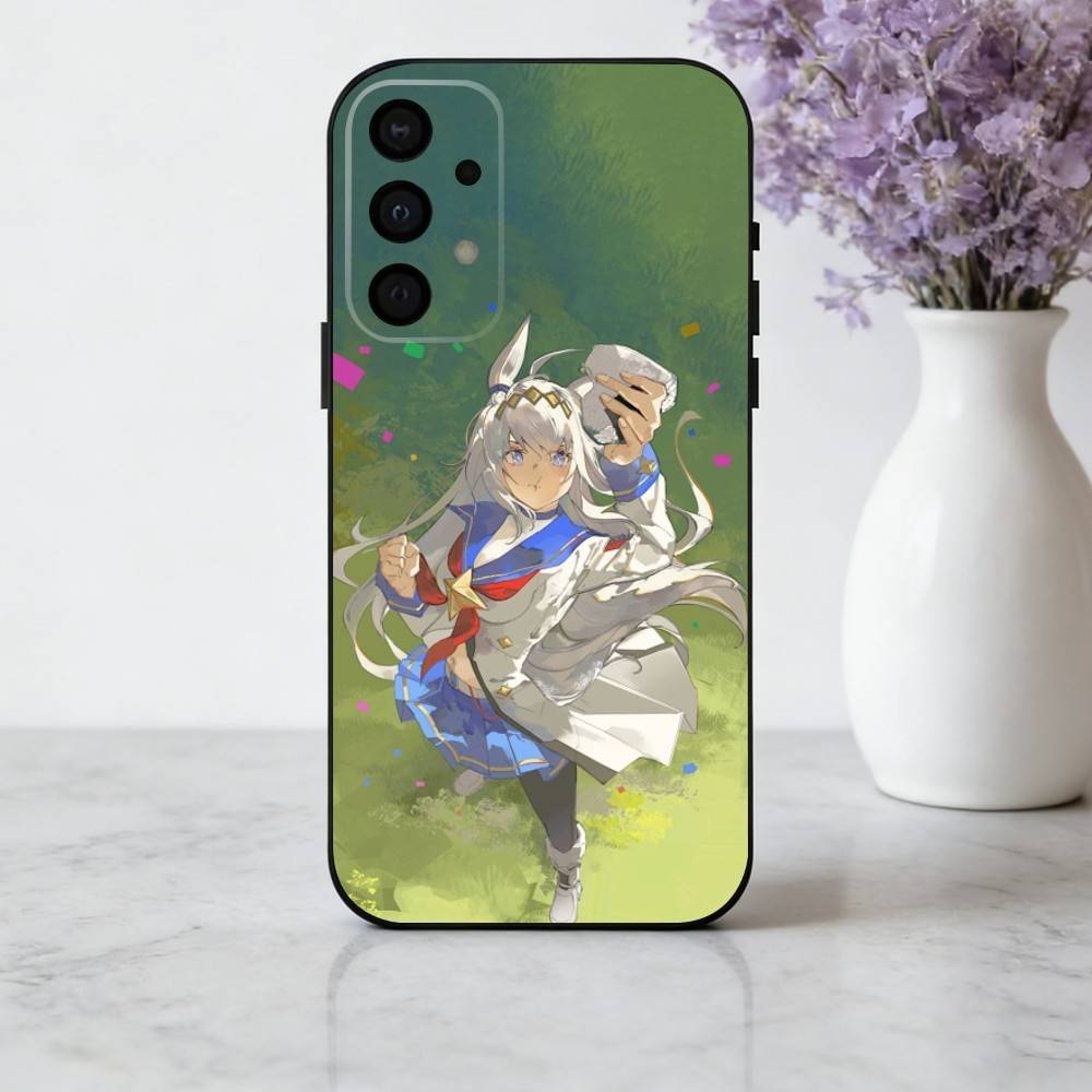 

Чехол для телефона U-Uma Musume Pretty Derby O-Oguri Cap для Samsung Galaxy A73,A72,A71,A70,A53,A52,A51, Мягкий силиконовый черный чехол Samsung a71 4g