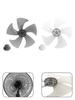 14inch Plastic Fan Blade Five Leaves  With Nut Cover Household Standing Pedestal Fan Blade Table Fanner Accessories