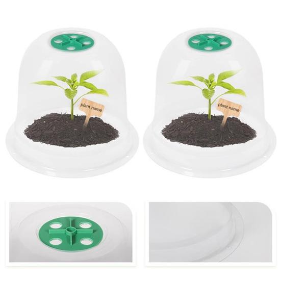 Plant Reusable Plant Propagation Cover Transparent Cloche Frost Protection Snail Protection