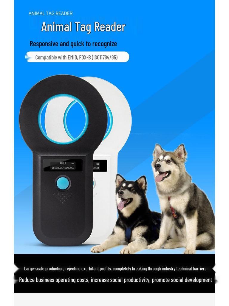 Handheld RFID Haustierchip- und Ohrmarkenscanner zur Tieridentifikation