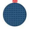 3/6Pcs Silicone Drink Coaster Heat Resistant Cup Dish Drying Mat Tabletop Protection Non-Slip Coasters for Drinks