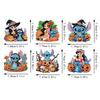 6 Stück/Set Halloween Stitch Serie Diamantmalerei Magnete für Kühlschrank Diamantkunst Kühlschrankmagnete für Erwachsene Diamantkunst Kühlschrankmagnete Kits