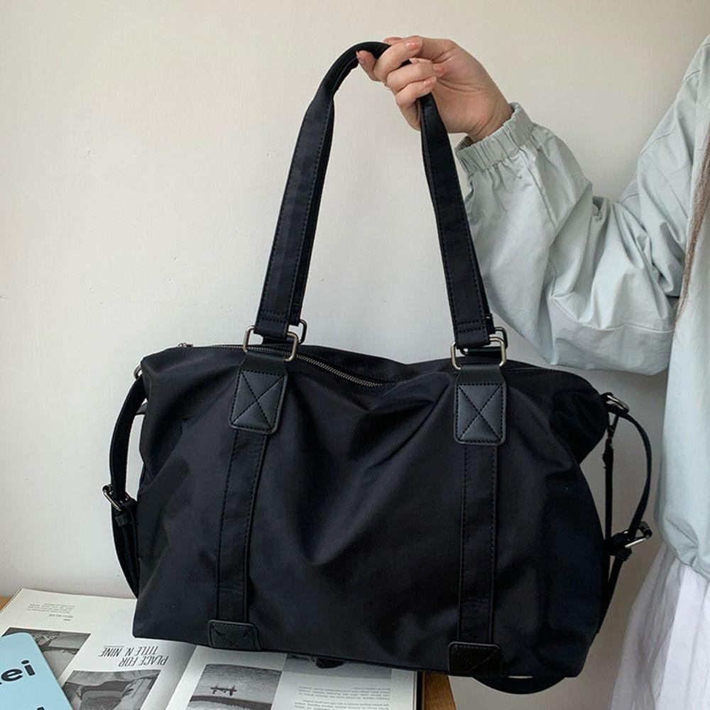 Large Capacity Nylon Duffle Bag Casual Tote Bag Fashion Travel Luggage Bag  Daily