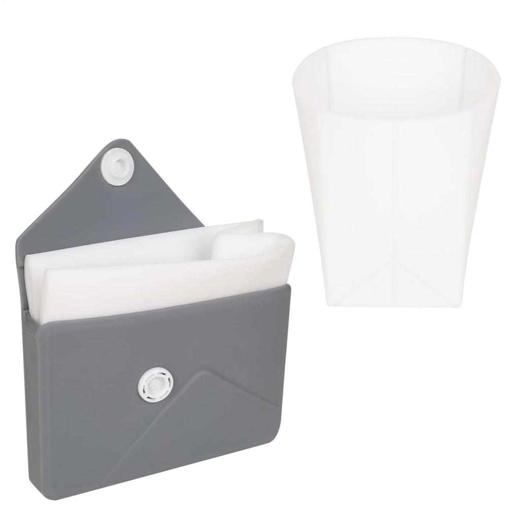 Portable 8 Oz Silicone Beverage Mug folding Water Cup for Camping Hiking Backpacking Traveling Cruise Outdoor Activities