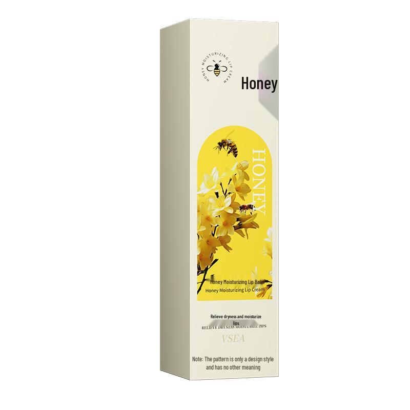 VSEA Honey Lip Balm: Moisturizing & Nourishing, Non-Stick, Lightens Lip Lines, for Men & Women, Ideal for Autumn & Winter.