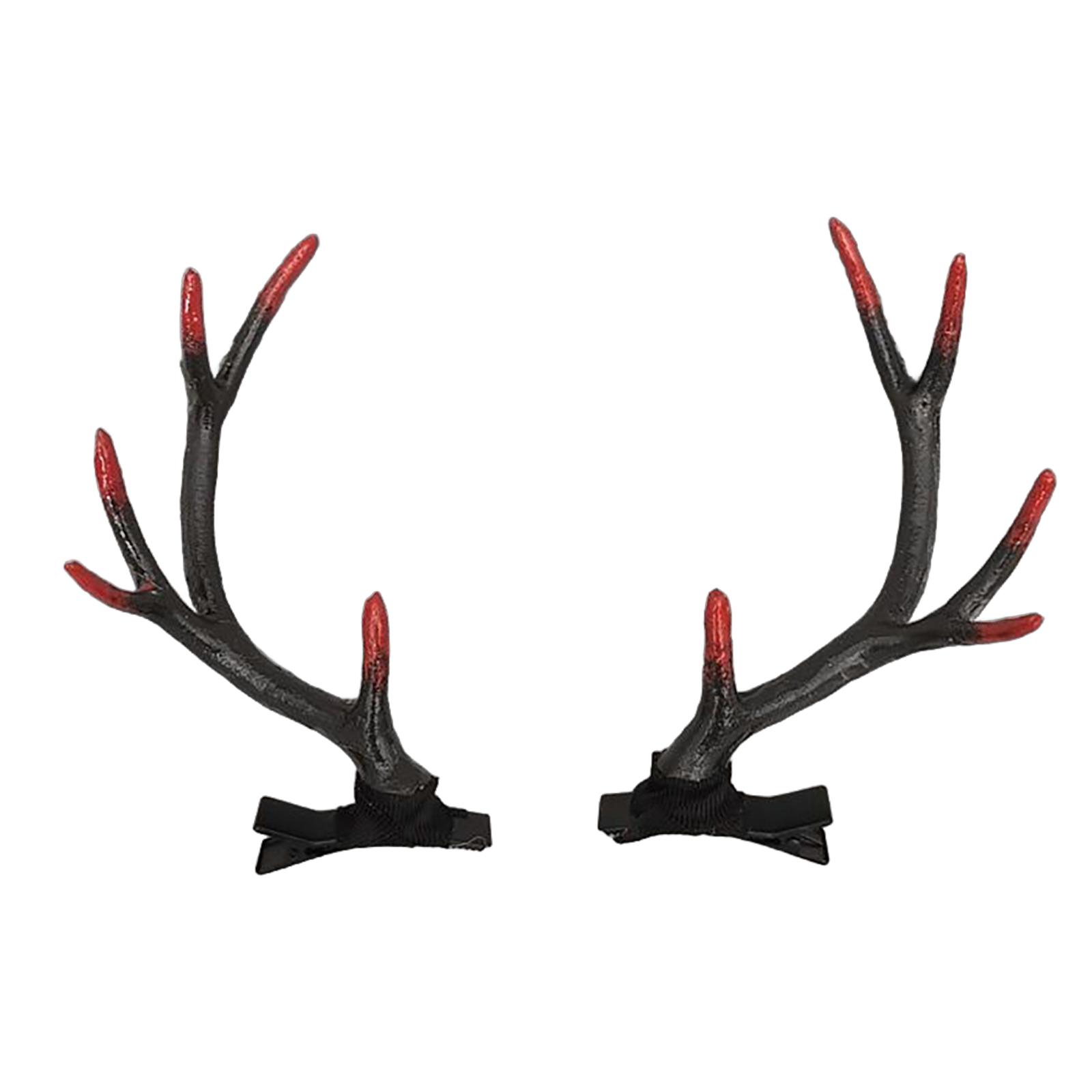 

Elegant Antler Hair Ornament Lightweight Resin Hair Clip Hairpin Headwear Suitable For Photoshoots And Celebrations 8