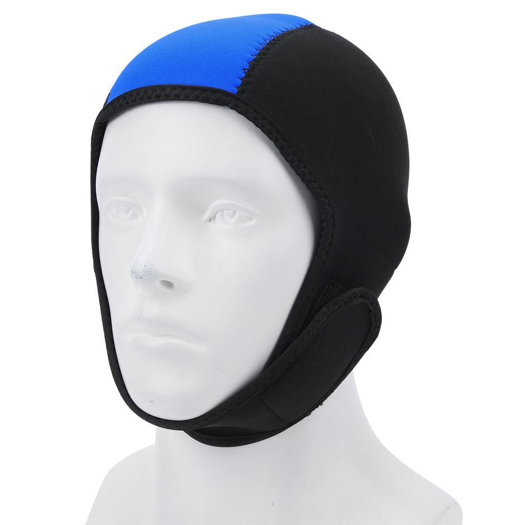 Glugă Costum Neopren Termică Înot Surf Scufundări Glugă Protecție Solară UV Uscare Rapidă pentru Bărbați Femei Negru Albastru