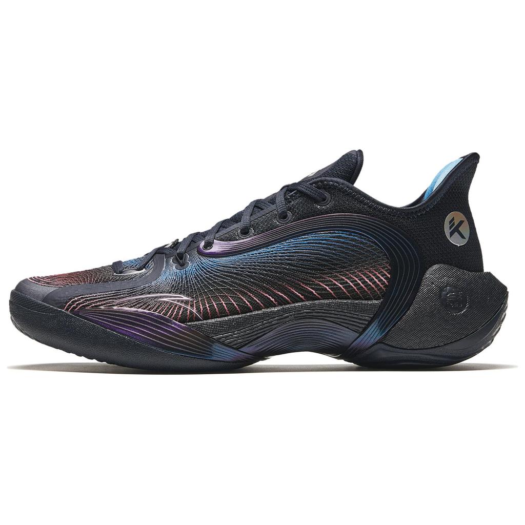 Anta 3-Point Rain 2 Cushioned Slip-Resistant Low-Top Basketball Shoes Men's Midnight Blue Sneakers 912431102-2