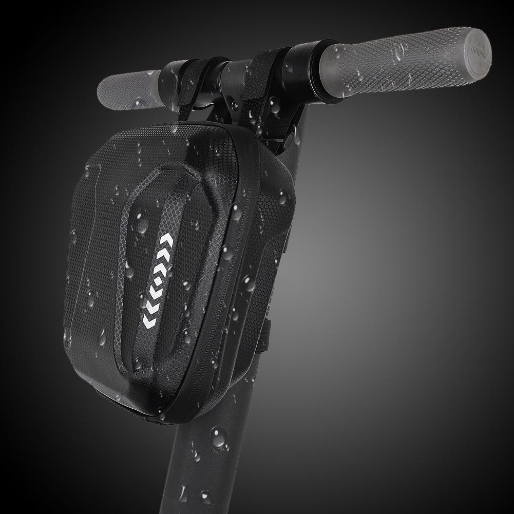 2.5L Electric Scooter Bag Waterproof Folding Bicycle Head Handle Bags for Xiaomi M365 Pro Hard Shell Reflective Storage Case