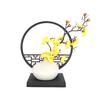 Plastic Creativity Ornament Courtyard Chinese Style Foyer Mini Decoration Vase Elegant Screen
