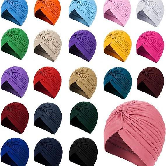 Indian Turban: Ethnic Headscarf, Postpartum & Chemo Nightcap Hat