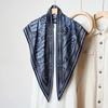 Retro old money wind cashew flower triangle scarf women's fashion high sense versatile decoration outer silk scarf scarf fart curtain tide