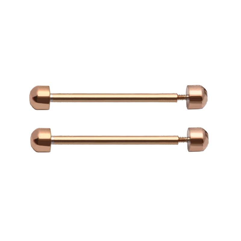 2 Pieces/set Watch Screw Tube Stem for Watch, for Smart Watch Stem Link Kit for 16mm 18mm 20mm 22mm Band Strap