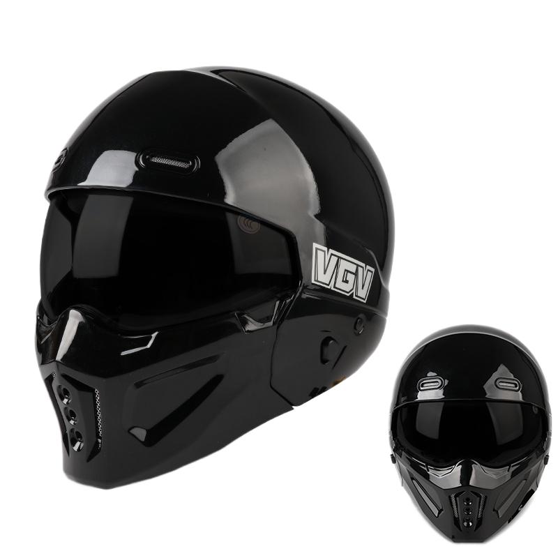 

Мотоциклетний шолом знімний комбінований шолом для передньої частини рота, чоловічий та жіночий мотоциклетний шолом воїна, універсальний для будь-якого сезону р XL помаранчевий